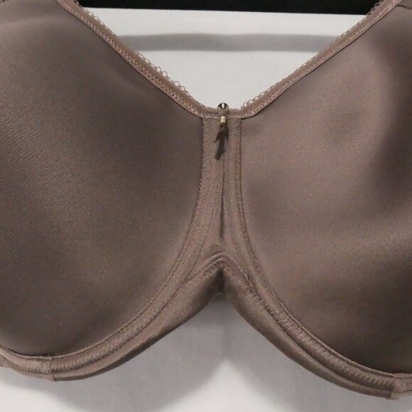WACOAL | 42 DD | Elegant Taupe Contoured Bra | Removeable Padding Not Included - Picture 4 of 15
